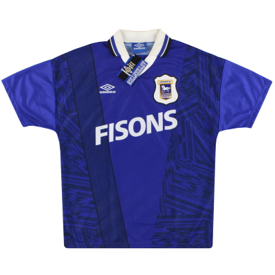 1994-95 Домашняя рубашка Ipswich Umbro * BNIB *