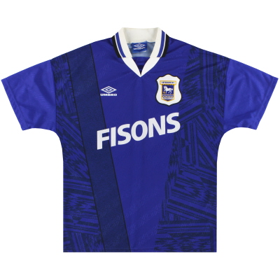 1994-95 Camiseta de local de Ipswich Umbro * Menta * L