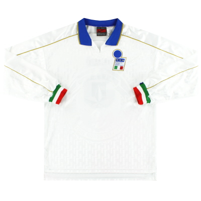 1994-95 이탈리아 나이키 매치 이슈 어웨이 셔츠 #5 (Costacurta) L