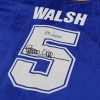 1994-95 Leicester Fox Leisure Match Worn Home Shirt Walsh #5 L