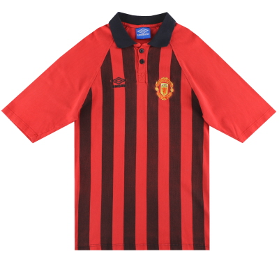 1994-95 Manchester United Umbro Polo Shirt L 