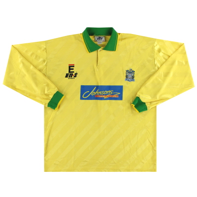 1994-95 마린 En-s 매치 이슈 어웨이 셔츠 #3 L/S XL
