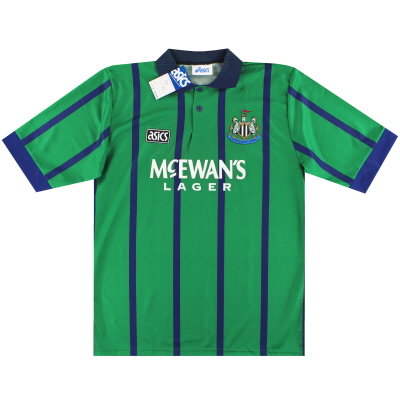 1994-95 Newcastle Asics derde shirt *met kaartjes* L