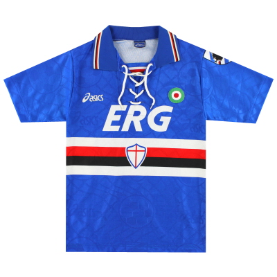 1994-95 Sampdoria Asics Home Shirt #9 M