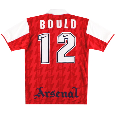 Kemeja Kandang Nike Arsenal 1994-96 Bould #12 *Mint* M