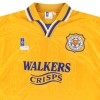 Camiseta de visitante visitante del Leicester Fox 1994-96 * Como nueva * L