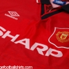 1994-96 Manchester United Home Shirt Keane #16 L