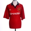 1994-96 Manchester United Home Shirt Cantona #7 L