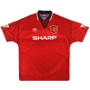 1994-96 Manchester United Umbro Home Shirt Cantona #7 XL
