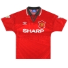 1994-96 Manchester United Umbro Home Shirt Cantona #7 XL.Boys