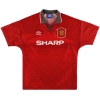 1994-96 Maglia Umbro Manchester United Home Hughes #10 L