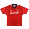 1994-96 Manchester United Umbro thuisshirt Cantona #7 *Mint* XL