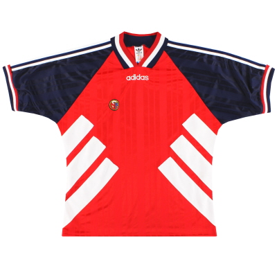 1994-96 Noorwegen adidas thuisshirt L