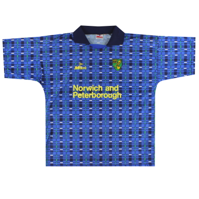 1994-96 Maillot Norwich City Mitre Away * Menthe * XL