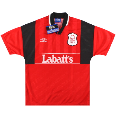 1994-96 Nottingham Forest Umbro Maillot Domicile * BNIB * L