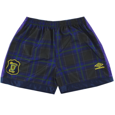1994-96 Scozia Umbro Home Pantaloncini L
