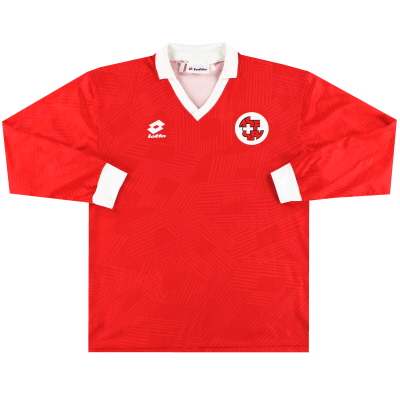 1994-96 Camiseta local del Lotto de Suiza L/SL