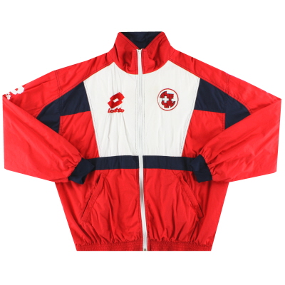 1994-96 Svizzera Lotto Track Jacket Shirt XL