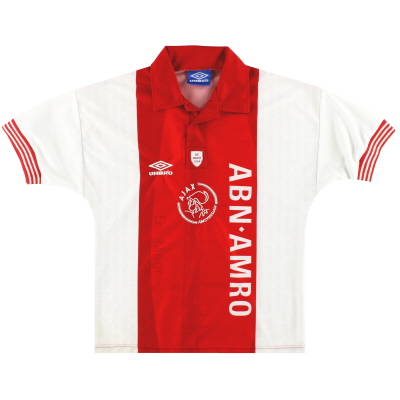 1995-96 Ajax Umbro Edizione Speciale 'De Meer' Maglia Home Y