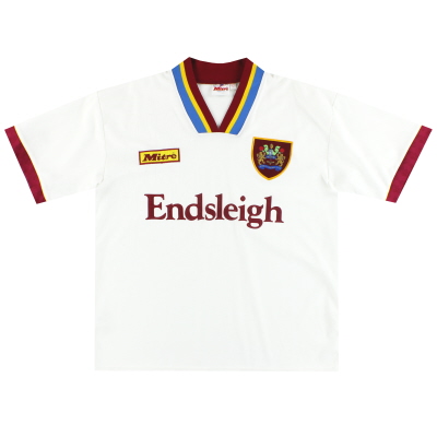 1995-96 Burnley Mitre camiseta de visitante M