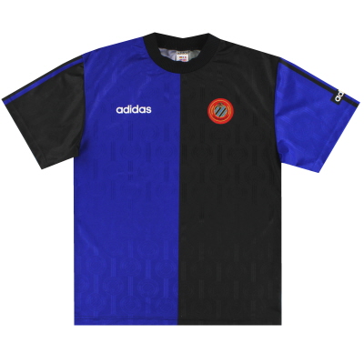 1995-96 Club Brügge adidas Trainingsshirt *Mint* M