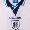 1995-96 England Youth Player Issue Home Shirt #9 L/S XL