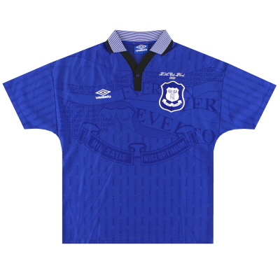 1995-96 Seragam Kandang 'Final Piala FA' Everton Umbro *Mint* L