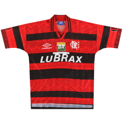 1995-96 Camiseta local del centenario de Flamengo Umbro L
