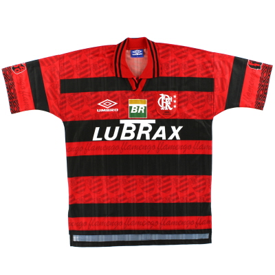 1995-96 Flamengo Umbro Centenary Thuisshirt *Mint* XL