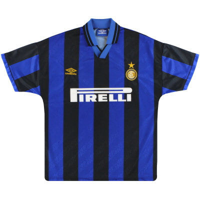 1995-96 Inter Milan Umbro Home Shirt #8