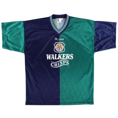 Tercera camiseta de ocio de Leicester Fox 1995-96 * Como nueva * M