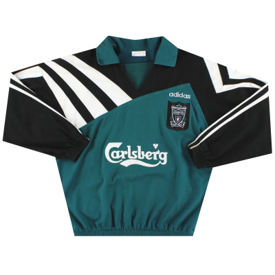 Liverpool adidas boortop uit 1995-96 *Mint* L