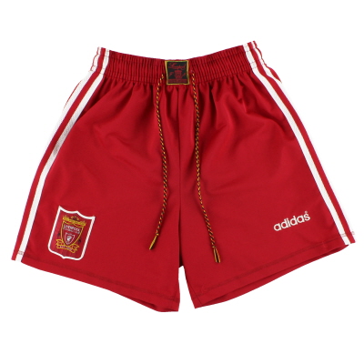 1995-96 Liverpool Adidas Domicile Short * Menthe * L