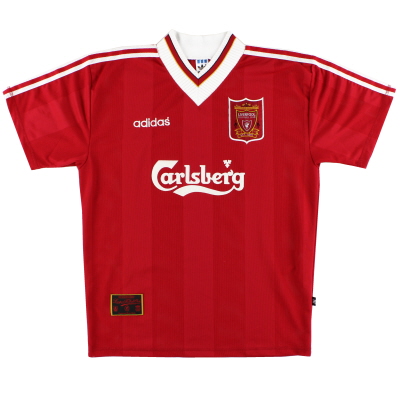 1995-96 리버풀 아디다스 홈 셔츠 S