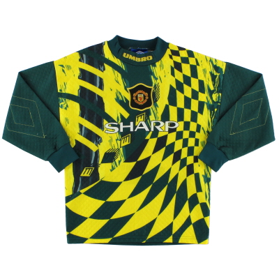 1995-96 Manchester United Umbro Maglia da portiere Y