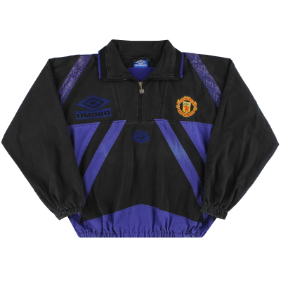 1995-96 Manchester United Umbro Drill Top S 