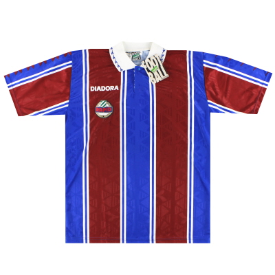 Camiseta visitante Diadora del Rapid Vienna 1995-96 *con etiquetas* XL
