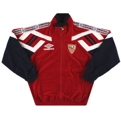 1995-96 Sevilla Umbro 트랙 재킷 S
