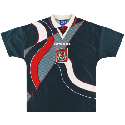 1995-96 Wales Umbro Auswärtstrikot L.