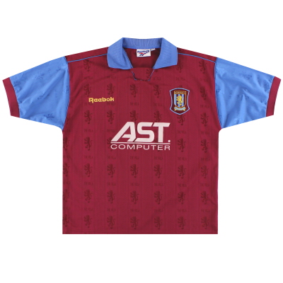 1995-97 Aston Villa Reebok Maillot Domicile L