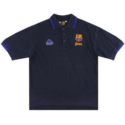 1995-97 Barcelona Kappa Polo Shirt L