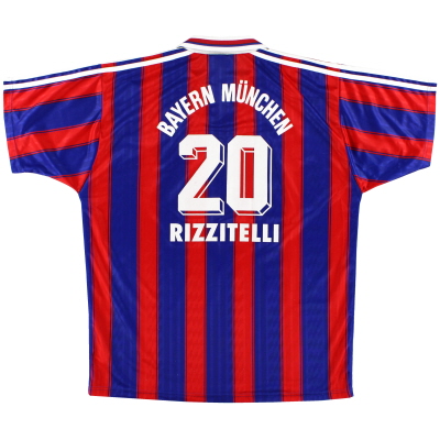 1995-97 Bayern Munich Home Shirt Rizzitelli #20 XL