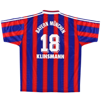 1995-97 Bayern Munich Home Shirt Klinsmann #18 XL