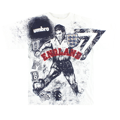 1995-97 T-shirt graphique Angleterre Umbro XL