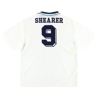 1995-97 Angleterre Umbro Home Shirt Shearer # 9 XXL