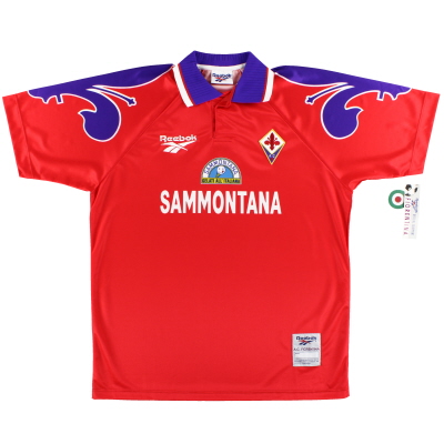 1995-97 Fiorentina Reebok Kaos Ketiga * dengan tag * XL
