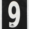 1995-97 Seragam Kandang Juventus Kappa L / S # 9 * dengan tag * XL
