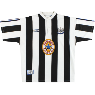 1995-97 Newcastle Adidas Домашняя рубашка L