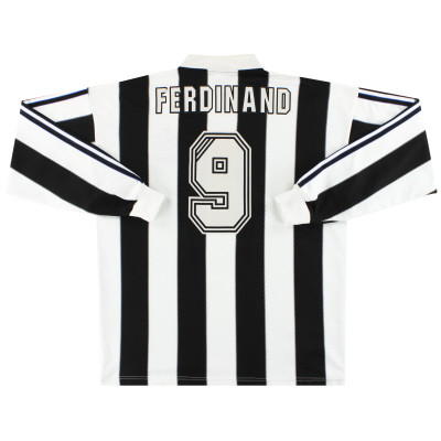 1995-97 Newcastle Home Shirt Ferdinand #9 L/S XL