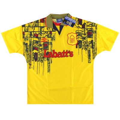 Maglia da trasferta Nottingham Forest Umbro 1995-97 *con cartellini* XL